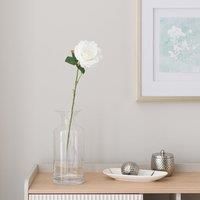 Artificial White Rose Stem