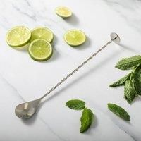 Set of 2 Stainless Steel Long Spoons