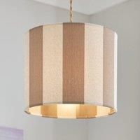 Beatrice Stripe Drum Lamp Shade