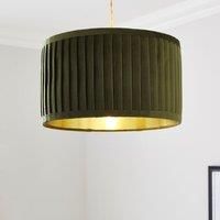 Sawyer Pleated Velvet Drum Lamp Shade