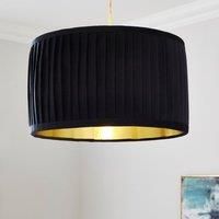 Sawyer Pleated Velvet Drum Lamp Shade