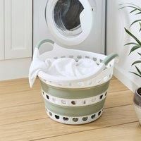 Collapsible Round Laundry Basket