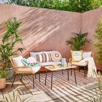 Singapore 4 Seater Conversation Set