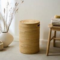 Rattan Laundry Basket with Lid