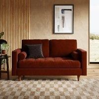 Zoe Casual Sit Velvet 2 Seater Sofa