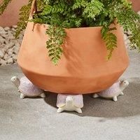 Set of 3 Resin Tortoise Pot Feet