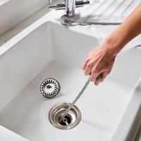 Pack of 2 Plastic Drain Cleaners
