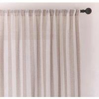 Lettie Stripe Slot Top Voile Panel