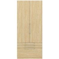 Foster Double 3 Drawer Wardrobe