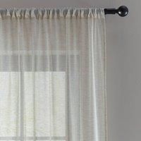 Marley Linen Slot Top Voile Panel