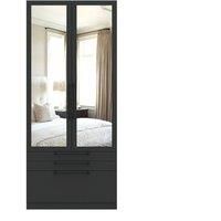 Foster Double 3 Drawer Wardrobe