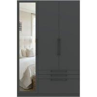 Foster Triple 3 Drawer Wardrobe