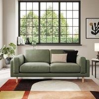 Newton Matte Plush Velvet 3 Seater Sofa