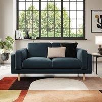 Newton Matte Plush Velvet 2 Seater Sofa