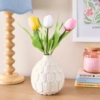 Artificial Pastel Tulip Posy