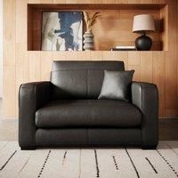 Carson Vintage Leather Snuggle Chair