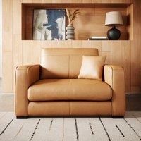 Carson Vintage Leather Snuggle Chair