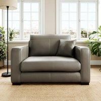 Carson Classic Leather Snuggle Chair