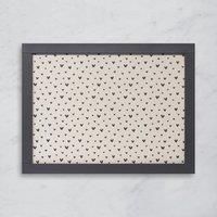 Hearts Black & White Rectanglular Laptray