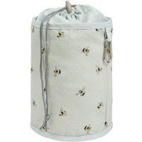 Bee Round Peg Bag Sage