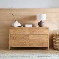Edited Life Olsson Hand Carved 6 Drawer Chest