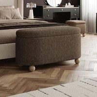 Nylah Luxe Boucle Storage Ottoman