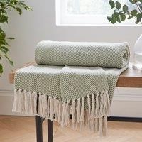 Jenson Herringbone Throw Blanket 235cm x 235cm