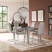 Harlington 8-10 Seater Extendable Dining Table, Gloss