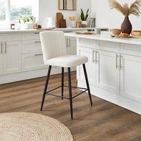 Taylor Counter Height Bar Stool, Ivory Boucle