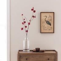 Artificial Burgundy Lantern Spray