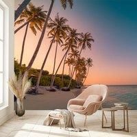 Sunset Beach Multicoloured Mural