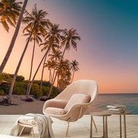 Sunset Beach Multicoloured Mural