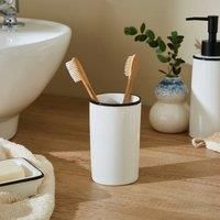Enamel Ceramic Toothbrush Holder