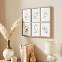 Tiled Flowers Framed Print