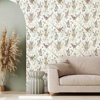 Hare and Pheasant Wallpaper