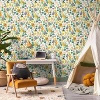 Equatorial Jungle Multicoloured Wallpaper
