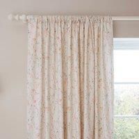 Esme Ditsy 100% Cotton Blackout Pencil Pleat Curtains