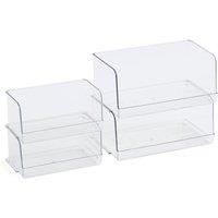 Pack of 4 Cosmetic Storage Organisers