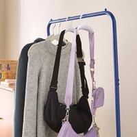 Pack of 2 White Plastic Bag Hangers