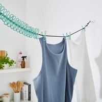 1.8m Portable Washing Line with Pegs