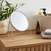 Freestanding Round Dressing Table Mirror