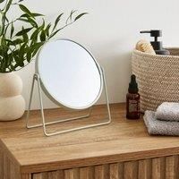 Freestanding Round Dressing Table Mirror