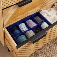 8 Compartment Fabric Drawer Organiser