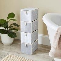 Coastal Stripe Storage Drawers