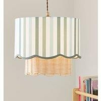 Stripe Scallop Easy Fit Lamp Shade