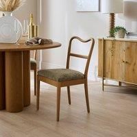 Bestie Dining Chair, Olive Chenille