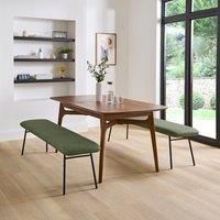 Barker Dining Bench, Faux Leather