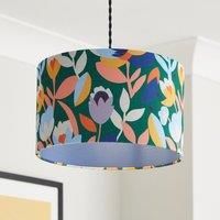 Elements Fieldsley Floral Easy Fit Drum Lamp Shade