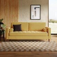 Zoe Casual Sit Vevet 3 Seater Sofa