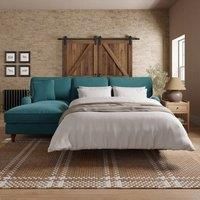 Beatrice II Velvet Corner Sofa Bed